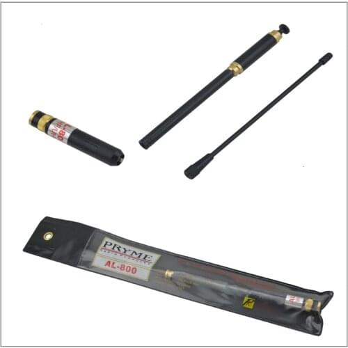 PRYME AL-800 AL 800 AL800 BNC Telescopic VHF/UHF Dual Band High Gain Extendable Antenna(BNC Connector)