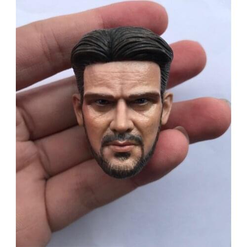In Stock For Sale 1/6th Hunting Soldier Captain Male Head Sculpture For Usual 12inch Doll Action Figure
