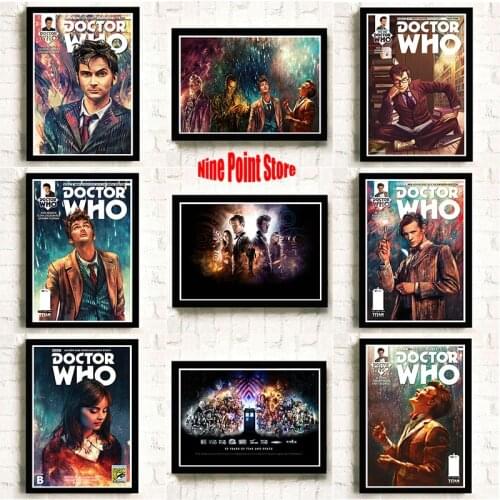 Doctor Who Classic movie Coated paper poster Bar Cafe High quality Printing Drawing core Decorative Painting 42*30cm