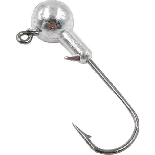 20-50pcs/box Fly Fishing Hook Set 1g-20g Lead Jig Head Fishhooks with Box for Soft Lure Fishing Jighead Hooks Accessories T45