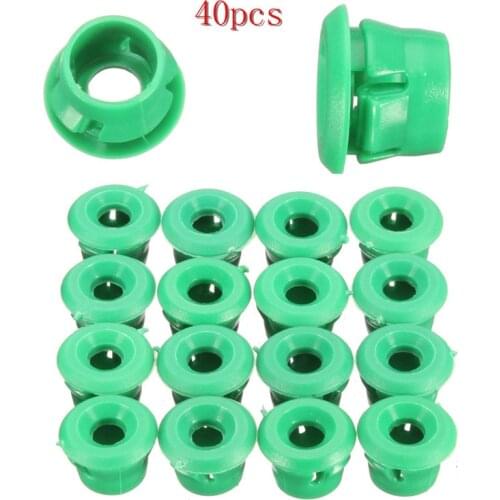 40Pcs/Set Side Sill Skirts Moulding Grommet Clips Fixings Car Accessories Grommet Nuts For BMW E30 E32 E36 E46 E60 E61 E63