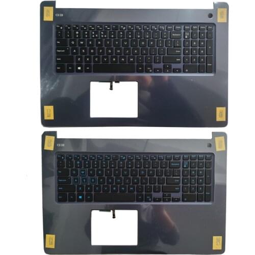 New US laptop Keyboard for Dell inspiron g3 17-3779 3799 US keyboard with palmrest cover