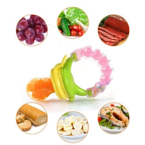 Food Nibbler Baby Pacifiers Nibler Nipple Pacifiers for Baby Fruit Feeder Nipples Feeding Safe Nipple Pacifier