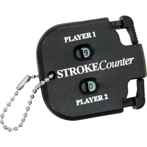 Portable Double Golf Count Stroke Putt Score Counter Scoring Keeper Supplies -60 x 60mm