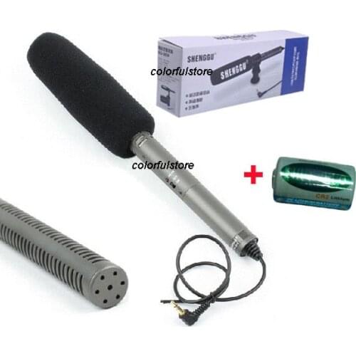 SG-209 SG209 Stereo Microphone Condenser Mic for Canon 1100D 1000D 700D 650D 550D 350D 60D 7D 5D3 5D2 5DII 1D 5D Mark II III+CR2