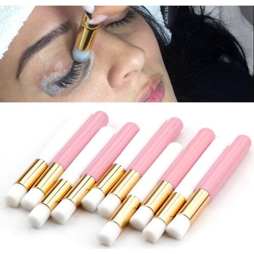 10/20pcs Eyelash Cleaning Brush Eyelashes Extension Cleansing Nose Brush Clean Lash Shampoo Brushes Makeup Cosmetic Applicator