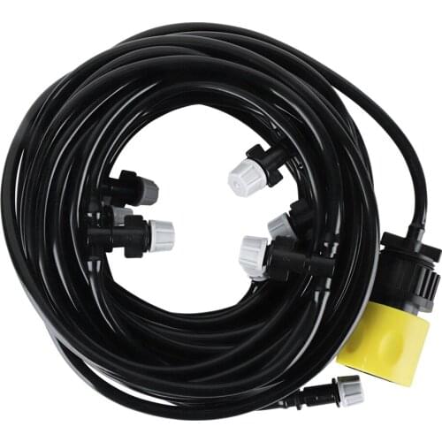 BORUiT 10M Drip Irrigation System 10 Drippers Automatic Watering System Kit Garden Hose Micro Drip Watering Tool