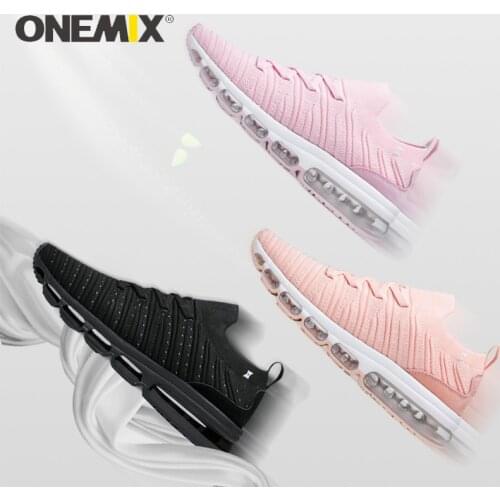 ONEMIX Women Tennis Shoes Summer 2021 Breathable Mesh Sneakers Knitted Trainer Fashion Female Fitness Sport Shoes