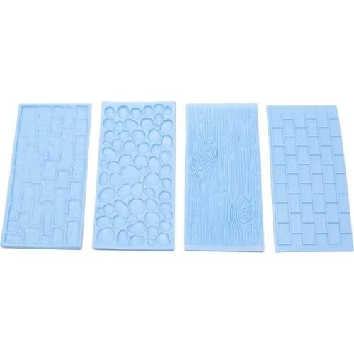 2pcs Diy Stone Tree Cakes Molds Silicone Mold Fondant Cake Chocolate Soap Candy Biscuit Sugar Mold Baking Kitchen Accessories