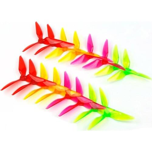 3 Pairs 5051 3-blade CW CCW Propellers 5.0mm Mounting Hole for RC Racing Quadcopter DIY Drone QAV250 210 FPV Racer