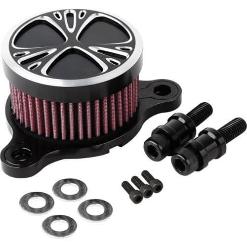 Motorcycle Aluminum Air Cleaner Intake Filter For Harley Sportster XL883 1200 2004-16
