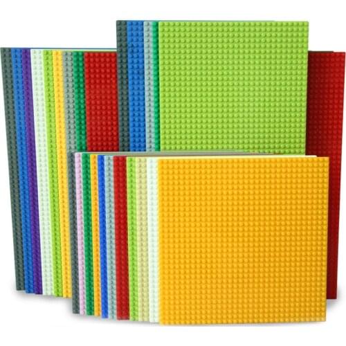 KAZI Children Toys Classic Base Plates Plastic Bricks Baseplates Major Brands Building Blocks Construction Toys 32*32 Dots Gift
