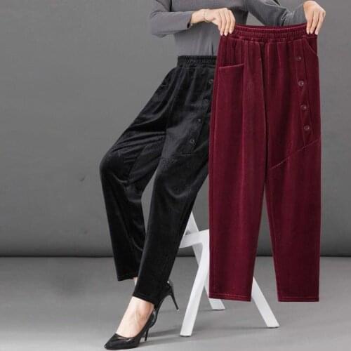 Fipyjip Women's Corduroy Trousers