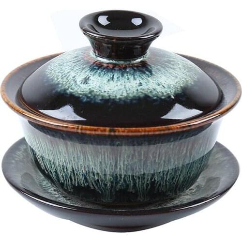 120ml Porcelain Gaiwan Kung Fu Tea Set Ceramics Teapot for Travel Portable Tea Tureen Teacups Tea Ceremony Drinkware Accessories