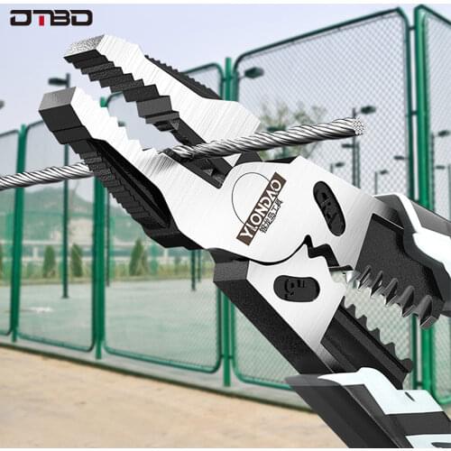 DTBD Multifunctional Universal Diagonal Pliers Wire Pliers Diagonal Pliers Needle Nose Pliers Hardware Tools Wire Cutters Electr