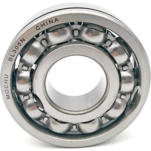 MOCHU BL305 BL305N BL305NR 25X62X17 Single Row Deep Groove Radial Ball Bearing Maximum Capacity Type Steel Cage Snap Ring