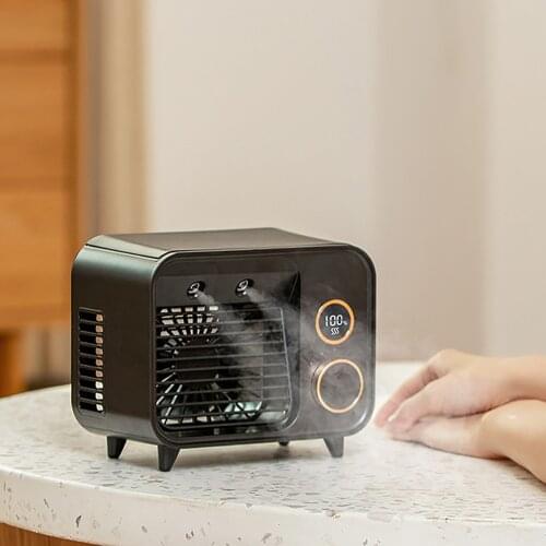 Desktop Air Cooler Usb Mini Air Conditioner Air Cooler Fan Desktop Cooling Fan Humidifier Purifier For Office Bedroom#g4