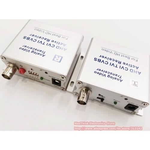 1 CH Video Balun via Twisted Pair UTP Transceiver Connector for CCTV Cameras, BNC, Cat5 UTP 1pair