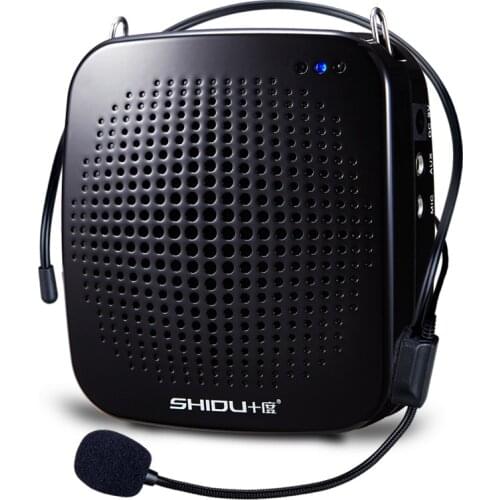 SHIDU S511 mini waist portable megaphone of teaching voice amplifier with microphone