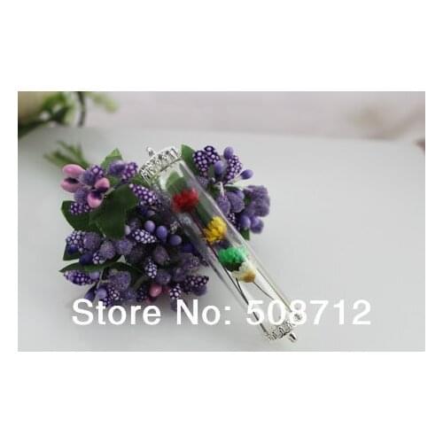 28X12mm Glass Tube Bottles With Crown Metal Cap,wising bottle pendant,DIY drift bottles,Tube Vial Pendant,Vial Jewelry pendants