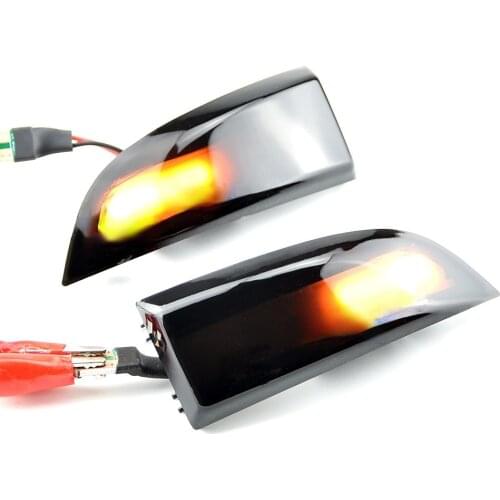 For Renault Megane MK3 Laguna III X91 Scenic Fluence Latitude Safrane LED Dynamic Turn Signal Mirror Sequential Indicator Light