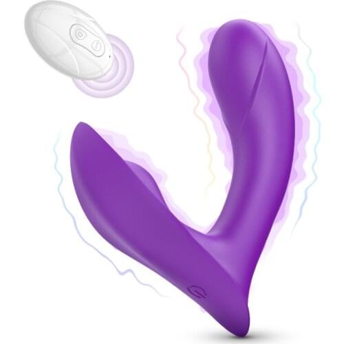 Butterfly Wearable Dildo Vibrator for Women Panties G Spot Clitoris Stimulator Remote Control Adult Sex Toys Female Masturbator