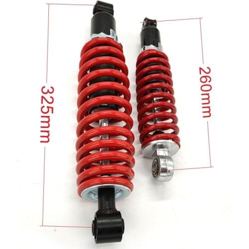260mm 325mm rear shock absorber suspension, suitable for motorcycle pit type off-road vehicle four wheel ATV go kart at70-125cc