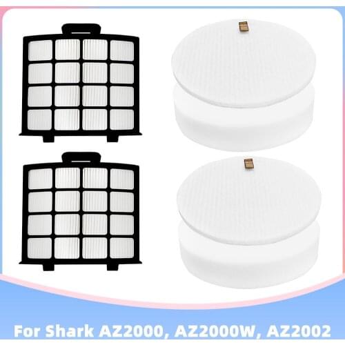 For Shark AZ2000, AZ2000W, AZ2002 Robot Vacuum Cleaner Replacement Spare Parts Post-Motor/Foam Felt Filter Kit