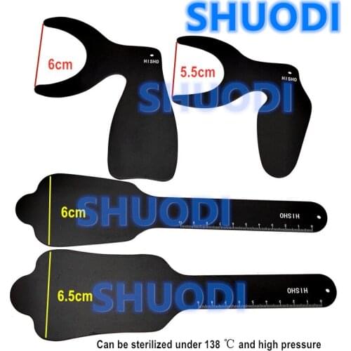 1 piece High Quality Dental Teeth Whitening Orthodontic Photographic Black Contrasters Background Board Autoclavable Tool
