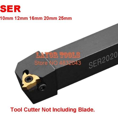 1PCS SER1010H11 SEL1616H16 SER1212H16 SER1616H16 SER2020K16 SER2525M16 CNC External thread Turning tool rod Free shipping