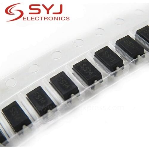 100pcs/lot 1N5819 IN5819 SS14 diode SMD DO-214 In Stock