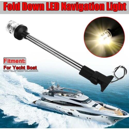 12-24V 16 inch Pactrade folding universal LED navigation light for oat rv stern anchor light