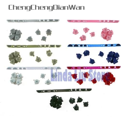 ChengChengDianWan Multi color Left Right Buttons Key pad Set Repair buttons for PSP 1000 PSP1000 Slim Console 20sets/lot