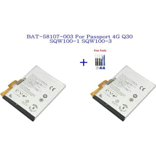 2x 3400mAh BAT-58107-003 Replacement Battery For BlackBerry Passport 4G Q30 SQW100-1 SQW100-3 Windermere + Repair Tools kit