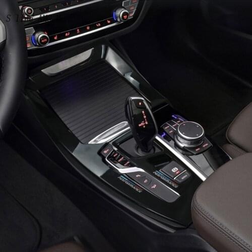 Car Styling For BMW X3 G01 X4 G02 Car Gear Shift Knob Central Handbrake Cover Interior Accessories for M Performance Stickers