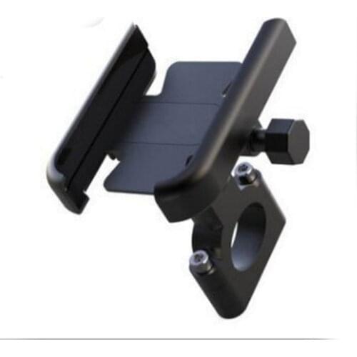 Electric Bicycle Phone Holder CNC Motorcycle Handlebar Support Aluminum Alloy 360 Rotation MTB Road Bike Mount Accessories