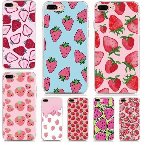 For Google Pixel 4 4XL 3A XL 2 3 2XL 3XL Soft Tpu Silicone Case Print Funny Strawberry Back Cover Coque Shell Phone Cases
