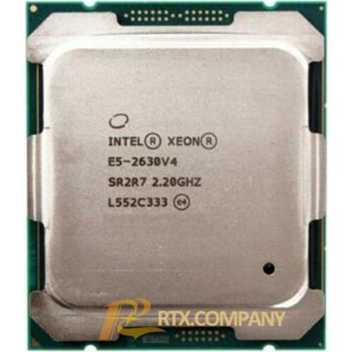 E5-2630V4 Xeon Processor CPU Sever E5 2630V4 2.20GHZ 10Core 25MB SmartCache E5 2630V4 FCLGA2011-3 85W E5-2630V4 Offcial Version