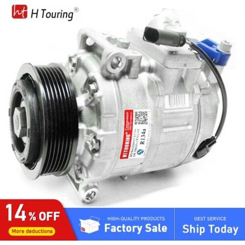 7SEU17C car ac compressor for VW T5 Transporter Multivan Amarok 2.0 TDI 437100-7250 7E0820803 7E0820803F 7E0820803H 7E0260803G