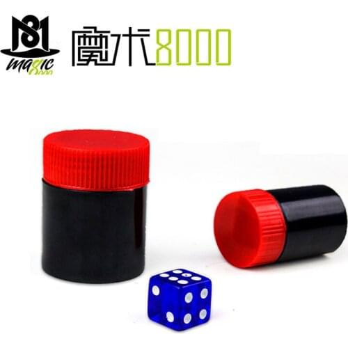 Round Clairvoyant Perspective Box Guess Answer Crazy Cube Childrens Magic Skills Party Performance Dice Prediction Prop Toy