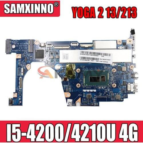 ZIVY0 LA-A921P motherboard For Lenovo YOGA 2 13 YOGA 213 laptop motherboard W/ CPU I5-4200/4210U 4G RAM DDR3 100% fully tested