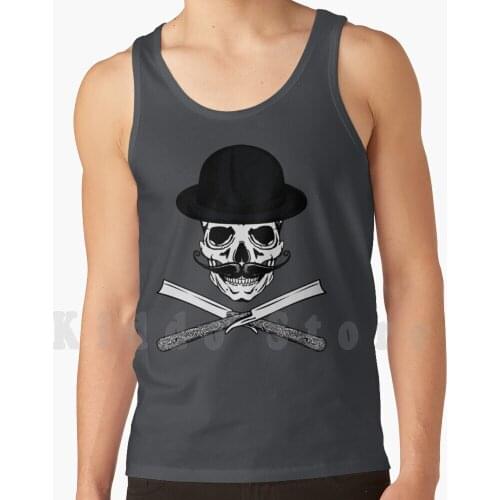 Jolly Roger tank tops vest 100% Cotton Crossbones Jack And Bones Jolly Roger Piracy Pirate Skeleton Skull Zug