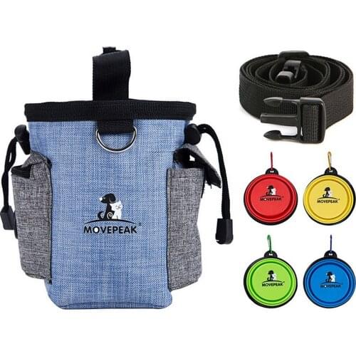 Dog Portable Training Treat Bags Set Snack bag Doggie Pet Feed Pocket Pouch Puppy Snack Reward Waist Bag Training Behaviour Aids