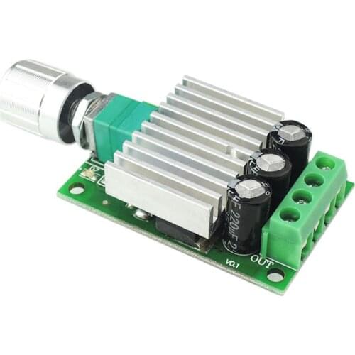 12V 24V 10A PWM DC Motor Speed Controller Adjustable Speed Regulator Switch