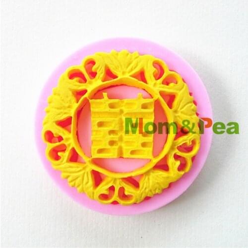Mom&Pea 0793 Free Shipping Chinese Happiness Word Shaped Silicone Mold Cake Decoration Fondant Cake 3D Mold Food Grade