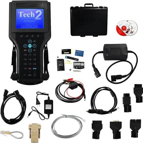 For GM Tech 2 OBD2 Scanner For GM Scanner Candi/VCI/Main Cable/Unit for GM/SAAB/OPEL/SUZUKI/Holden/ISUZU Auto Diagnostic Tool
