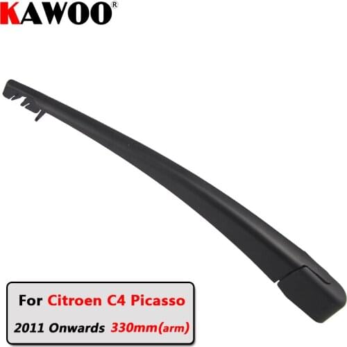 KAWOO Car Rear Wiper Blade Blades Back Window Wipers Arm For Citroen C4 Picasso Hatchback (2011-) Auto Windscreen Blade