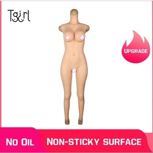 Tgirl Upgraded Female Silicone Body Suits D Cup Breast Forms FullBody Suit Crossdresser Transgender Drag Queen transgenres