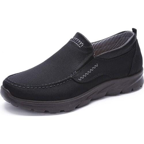 Men New Breathable Mesh Casual Shoes Slip on Male Fashion Footwear Walking Comfortable Loafers Black Blue Shoes for Men yuj89