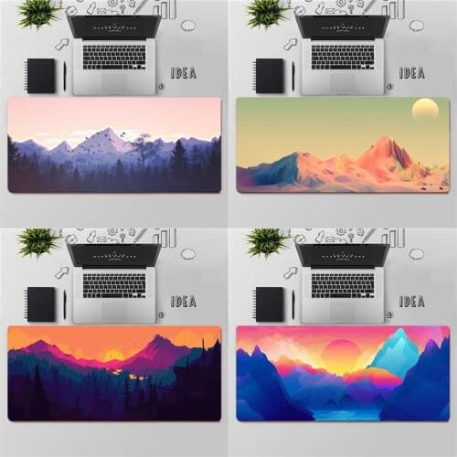 YNDFCNB Top Quality Minimalist Landscape mountains Locking Edge Mouse Pad Game Free Shipping Large Mouse Pad Keyboards Mat